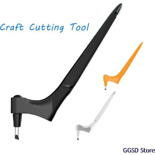 DIY Paper Craft Cutting Tools Hand-Held Carving Knife 360 Degree Rotating Knife for Paper Cutting Art Scrapbooking Blade Cutter