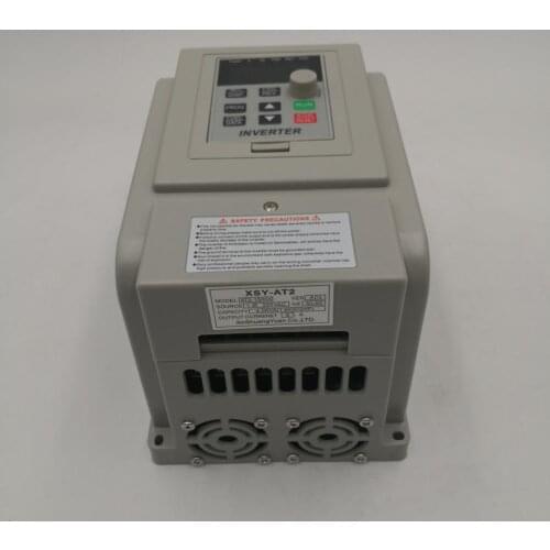 VFD AT2 0.45KW/0.75KW/1.5KW/2.2KW single phase 220V in and single phase Out frequency converter for Single-phase motor