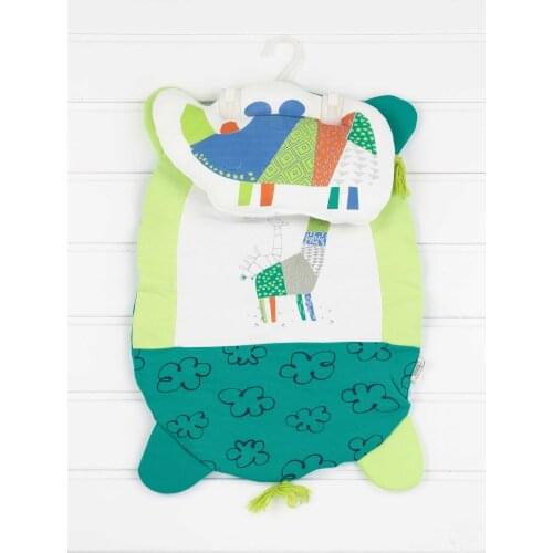 Green Baby Boy Bottom Opening Cushion