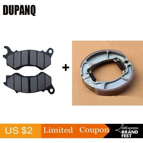 DUPANQ Motorcycle Front Rear Brake Pads Scooter Parts Kit For PCX125 2014-2019 PCX150 2012-2019 ZOOMER-X 2013-2019 PCX