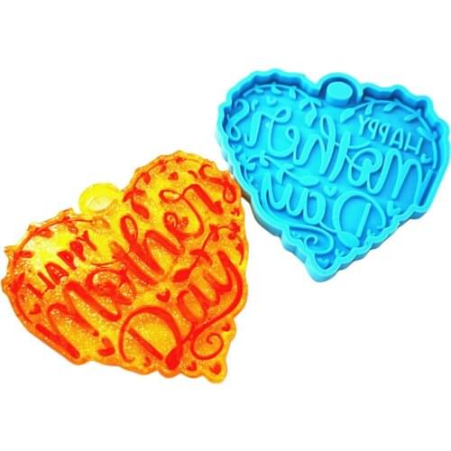 Food Grade Fondant Cake Silicone Mold Mothers Day Silicone Cake Mold DIY Chocolate Biscuit Mold Cookie Stencil Cake Decorations