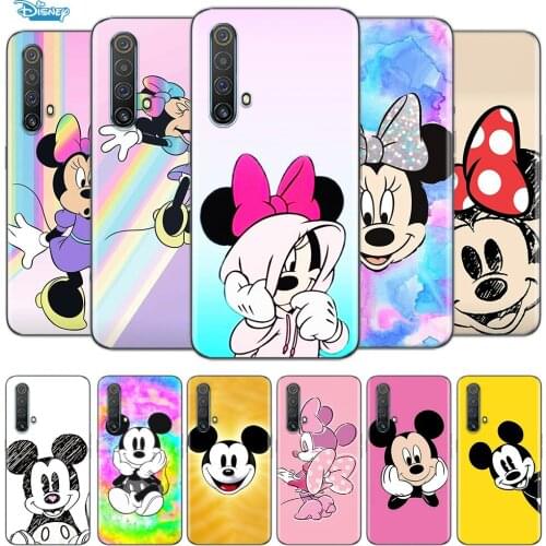 Transparent Cover Disney Mickey mouse color For OPPO AX7 A1K A93 A92 A73 A72 A53S A52 A32 A31 A9 A11 A7 A5 2020 Phone Case