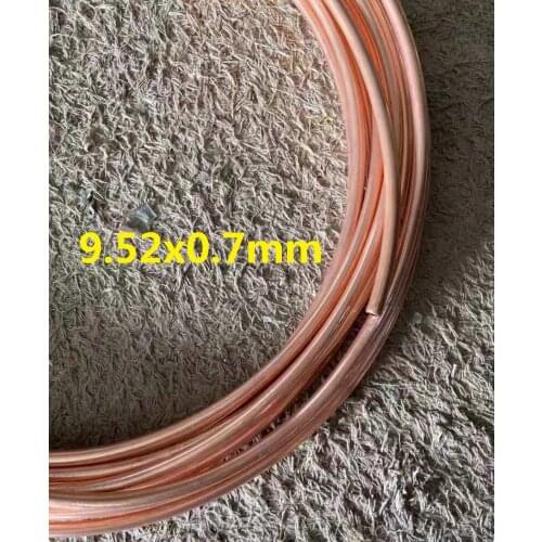 9.52x0.7mm 3/8 air conditioner T2 copper tube coiler Purple copper pipe cooling coil coiled-cooling pipe cold coil