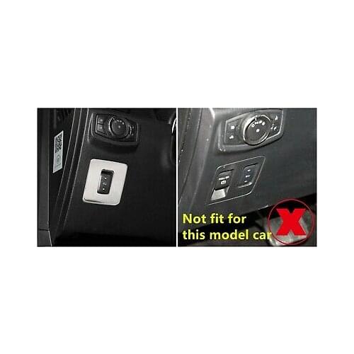 Steel Chrome Middle Console Control Button Cover For Ford F150 F-150 2015 - 2020