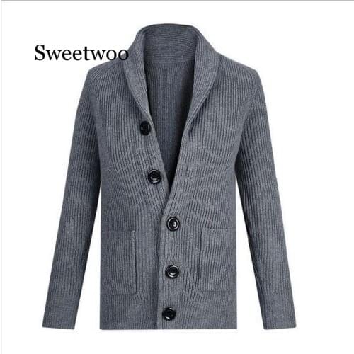 Мужские шерстяные кардиганы SWEETWOO China At AliExpress