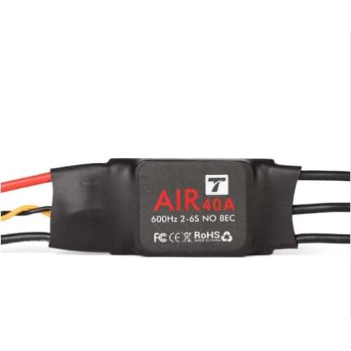 T-MOTOR ESC Air 40A (2-6S 600HZ NO BEC) Brushless Motor Electronic Speed Controller for Multicopter