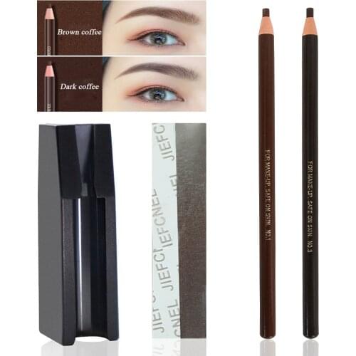 Eyebrow Pencil Sharpener Microblading Waterproof Pen Long-lasting Eyebrow Easy Wear Eye Brow Tint Dye Makeup Beauty Art Tools