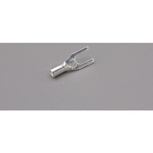 UT1-3 cold-press terminal wiring nose insert ear Bare forked end Copper nose joint