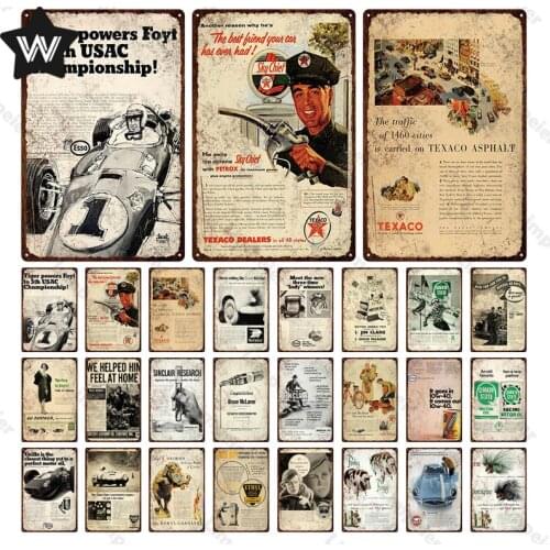 Vintage Wall Sticker Metal Plate Retro Style Man Cave Tin Sign Wall Art Metal Plaque Shabby Tin Sign for Bar Man Cave Decoration