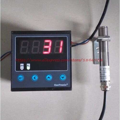 On-line infrared temperature measuring instrument Industrial temperature sensor Transmitter Probe temperature controller