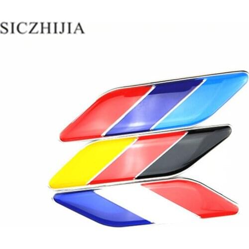 High quality metal can bend domestic flag car sticker for Opel Astra VAUXHALL MOKKA Zafira Insignia Vectra Antara