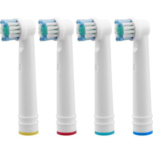 4pcs Replacement Brush Heads For Oral-B Electric Toothbrush Advance Power/Pro Health/Triumph/3D Excel/Vitality Precision Clean