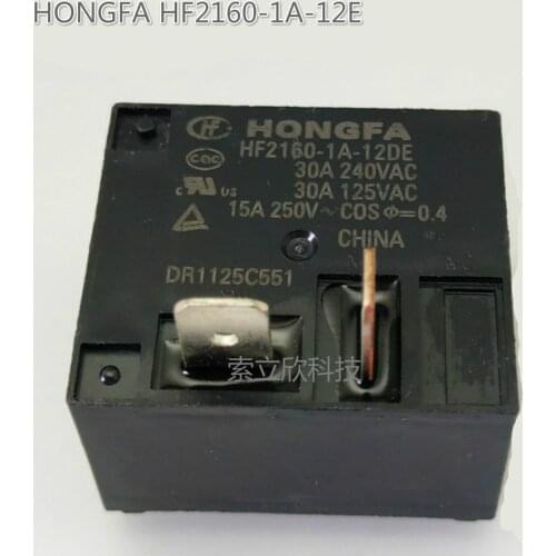5pcs New Hongfa Hf2160-1a-12e 12vdc 30a 4pin Air Conditioning Relay