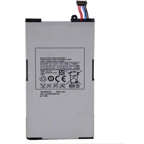 Tablet Battery SP4960C3A for Samsung Galaxy Tab 7.0 GT-P1000 P1010 4000mAh Top Quality PC Batteria Battery