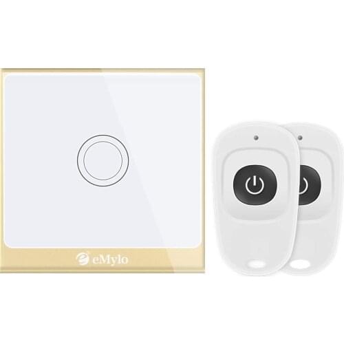 EMylo Smart WIFI RF Touch Light Switch 220V 1Ch 433mhz Wireless Remote Control Timer Switch For Smart Life Google Home Alexa
