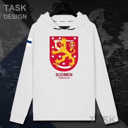 Finland FIN FI Suomi Finnish Finn FI men hoodie pullovers hoodies sweatshirt streetwear Autumn clothing tracksuit nation top 20