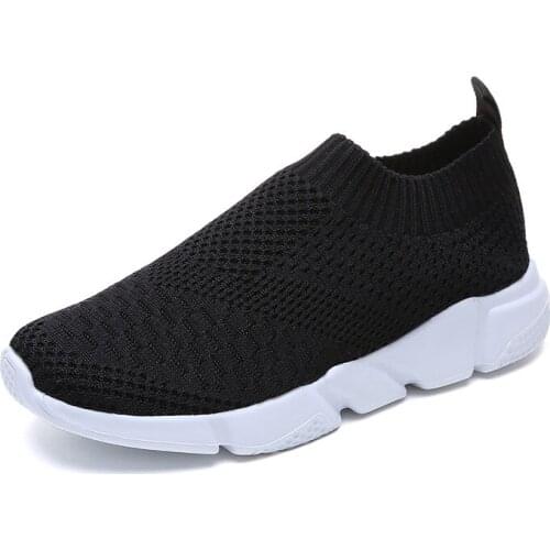 Fashion Womens Flat Shoes 2021 New Casual Cloth Shoes Large Size 42 Sports Wind Knitted Breathable Womens Shoes