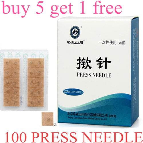 NEW Disposable Acupuncture Needles Sterile Press Needle For Ears Skin Therapy Massage Relaxation 0.22*1.5mm 0.25*2.0mm