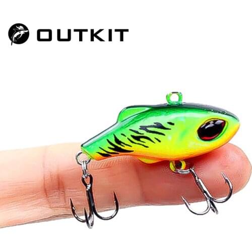 New Arrival 1pcs 3.6cm 5g Mini VIB Fishing Lure Fishing Tackle Plastic Crankbait Vibration Spoon Spinner Sinking Bait Tackle