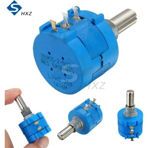 New 3590S Precision Potentiometer Adjustable Resistor 3590S-2-502L(5K) 102L(1K ) 202L(2K) 503L(50K) 104L(100K)