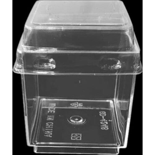 P15D 10pcs Disposable Dessert Cups Clear Plastic Mousse Cup for Pudding Appetizer