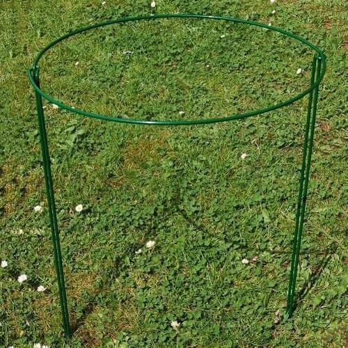2pcs Half Round Plant Support Ring Garden Iron Plant Border Support Wire Hoop Plant Support Frame Garden Supplies