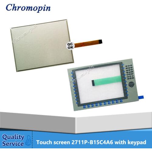Touch panel for AB 2711P-B15C4A 2711P-B15C6A6 2711P-B15C4A6 PanelView Plus CE 1500 with Membrane keypad