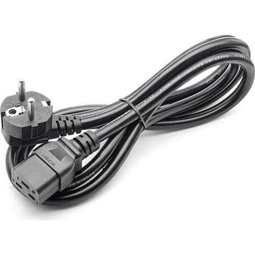 European Schuko to C19 AC Power Cord,6ft schuko to C19 power cord, C19 to schuko Power cord, 5 pcs