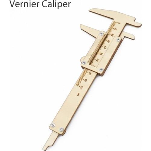 STEM Toys for Children Educational Science Experiment Technology Toy Set DIY Vernier Caliper Puzzle Painted Kids Toys