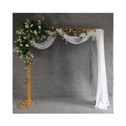 Wedding props stage background decorative door tieyi sakura arch wedding square European door frame gold frame