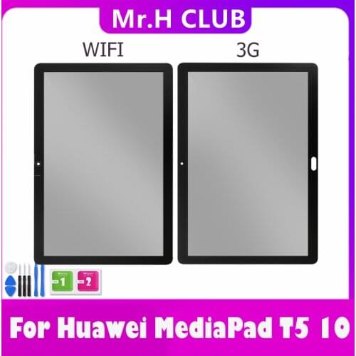 10.1" Outer Glass Panel Replace For Huawei MediaPad T5 10 3G WIFI AGS2-L09 AGS2-W09 AGS2-L03 AGS2-W19 Free Shipping with Tools