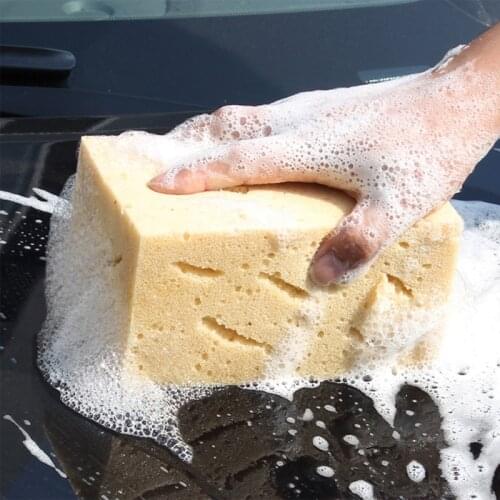 1PC Car Coral Sponge Macroporous Auto Washing Cleaning Sponge Block Honeycomb Car Glass Cleaning Cloth Car Window Cleaner Tools