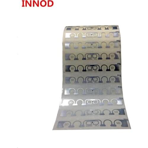 1000pcs Smartrac SD uhf sticker can directly use for runner Bib number rfid sports timing systems with reusable race tags sample
