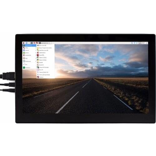 13.3inch HDMI LCD (H) (with case) V2 13.3inch, IPS, 1920x1080, Capacitive Touch Screen LCD with Toughened Glass Cover