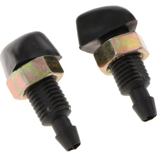 2 Pieces Replacement Washer Wiper Water Spray Nozzle Jet For Toyota