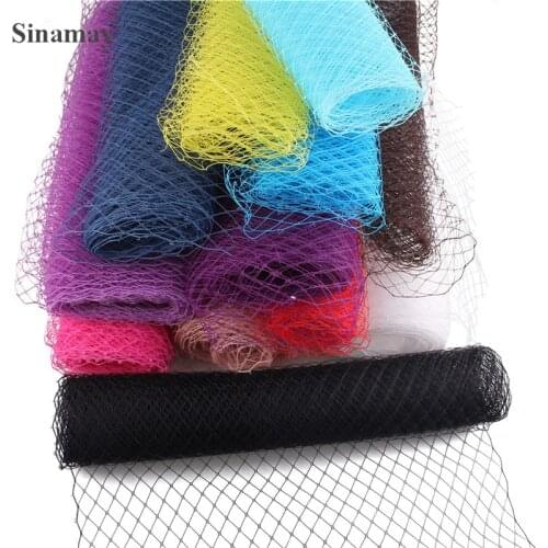 2020 New 10Yard/Lot Mix Color DIY Birdcage Veil Fascinators Veiling Millinery Hats Netting Hair Accessories Decor 10"25CM
