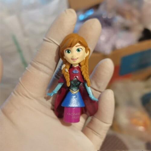 26PCS 7cm Exquisite workmanship Disney ice and snow Wonderland Princess Anna ornaments DIY decoration collection ornaments