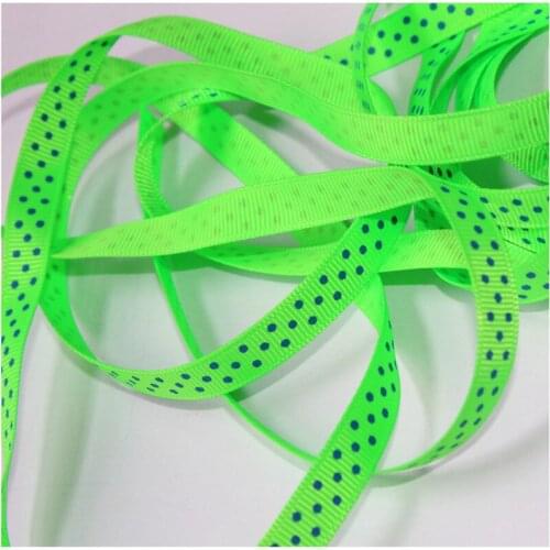 3/8'' 9mm Dots grosgrain Ribbon Dotty spot gift Hair Ribbons Accessories DP09-580