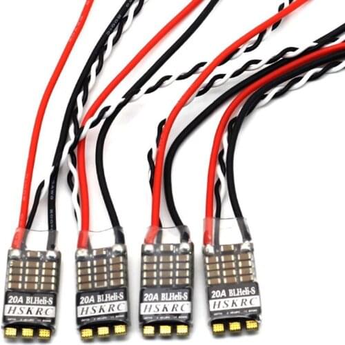 4pcs Brushless 20A 30A BLHeli-S ESC 2-4S DSHOT Oneshot125 for Racing FPV Drone Quadcopter