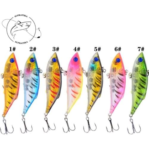 8Pcs/set Artificial Steel Ball Bionic Bait Transparent Plastic Hard Bait Wobbler 7.5cm/10g 3D Eye 6# With Hook Sea Fishing Lures