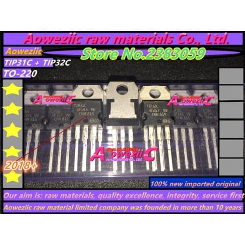 Aoweziic 2018+ 100% new imported original TIP31C TIP32 TIP32C TIP32 TO-220 Darlington transistor 3A 100V