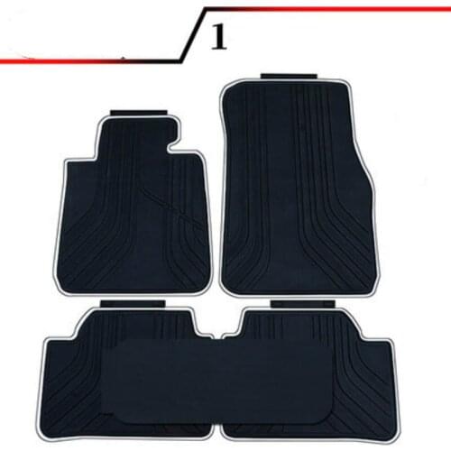 Car Floor Mats for BMW 1 Series 116i 118i 120i 125i Special No Odor Front and Rear Carpets Waterproof Rubber