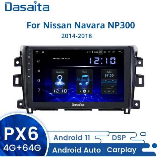 Dasaita Android 10.0 Multimedia Player Car Radio Player Stereo for Nissan Navara 2015 2016 2017 GPS Navigation 1280*720 carplay