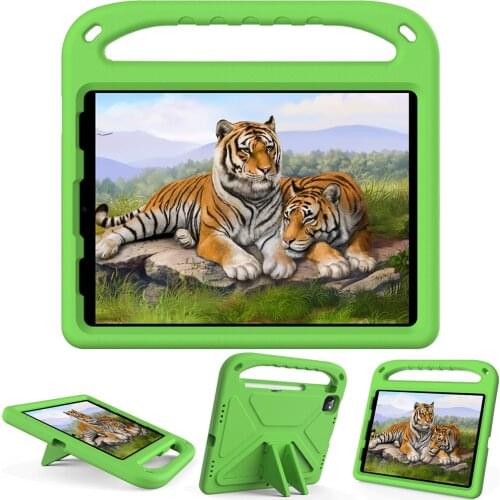 2020 Kids Case for iPad Pro 11 A2068 A2228 A2230 A2231,EVA Foam Shockproof Rugged Non-toxic Handle Stand case with Pencil Holder