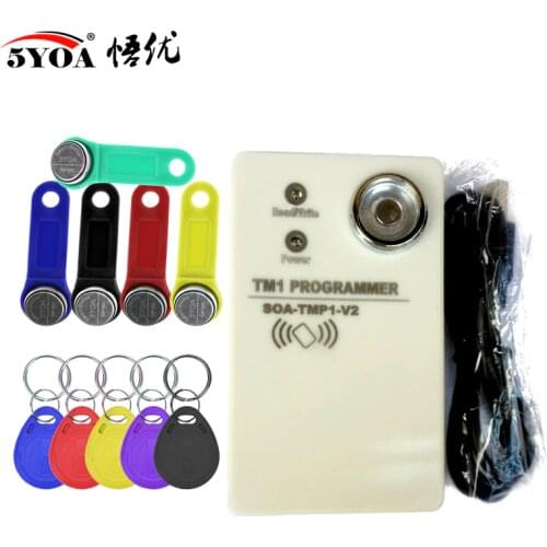 TM RFID Copier Duplicator handheld RW1990 TM1990 TM1990B ibutton DS-1990A I-Button 125KHz EM4305 T5577 EM4100 TM card Reader