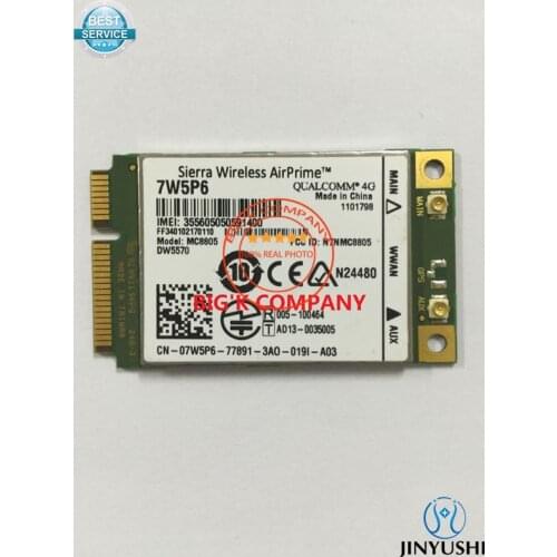 JINYUSHI For Unlocked MC8805 DW5570 7W5P6 4G NEW&Original For DELL Latitude E5440 E6440 E6540 E7240 E7440 M4800 in stockM6800