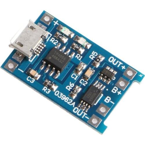 Micro 5V 1A USB 18650 Lithium Battery Charging Board Module+Protection