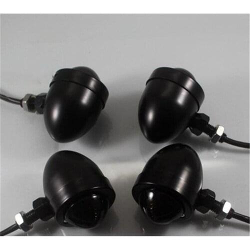 Motorbike lamp amber motorcycle indicator for kawasaki honda suzuki benelli yamaha cafe racer turn signal light moto flashing