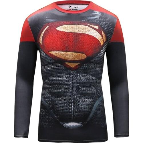 Men Digital Sublimation Printed Rash Guard High Quality Elastic Breathable Running Tops