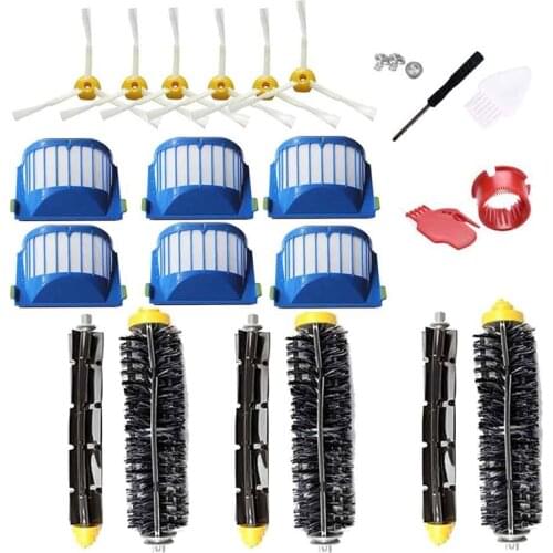 Multi-Set Main Roller Brush Side Brushes Filter for IRobot Roomba 645 655 677 for IRobot Roomba Accessories Spare Parts